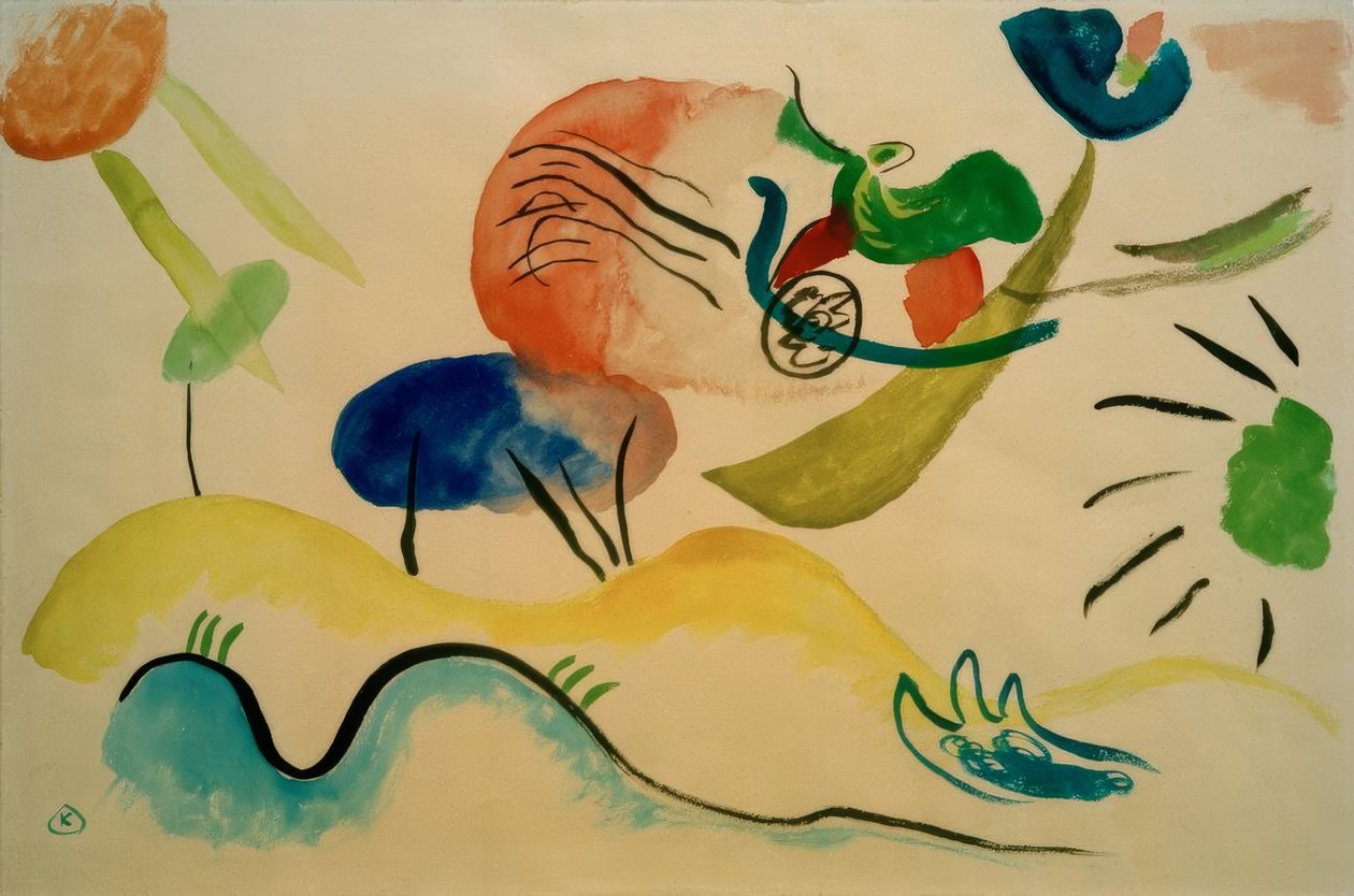Akvarell nr 2 av Wassily Kandinsky