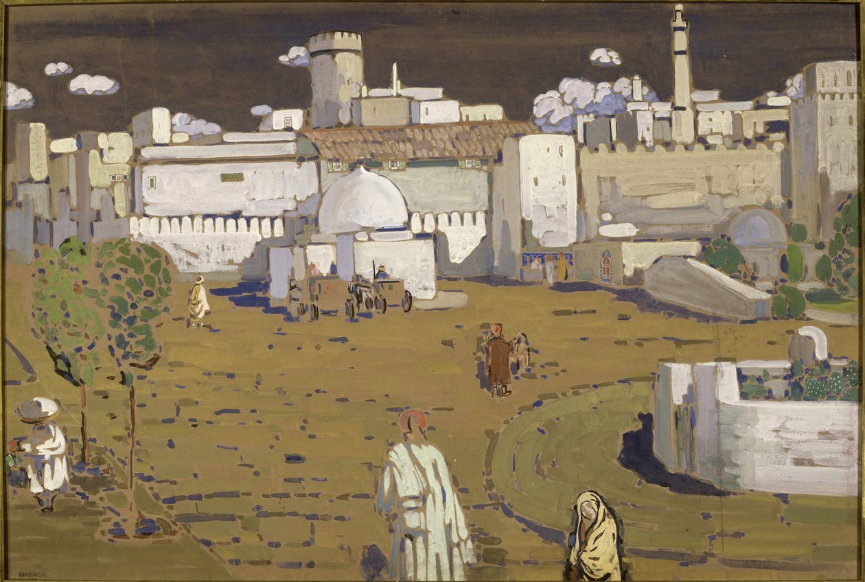 Arabisk stad, 1905. av Wassily Kandinsky