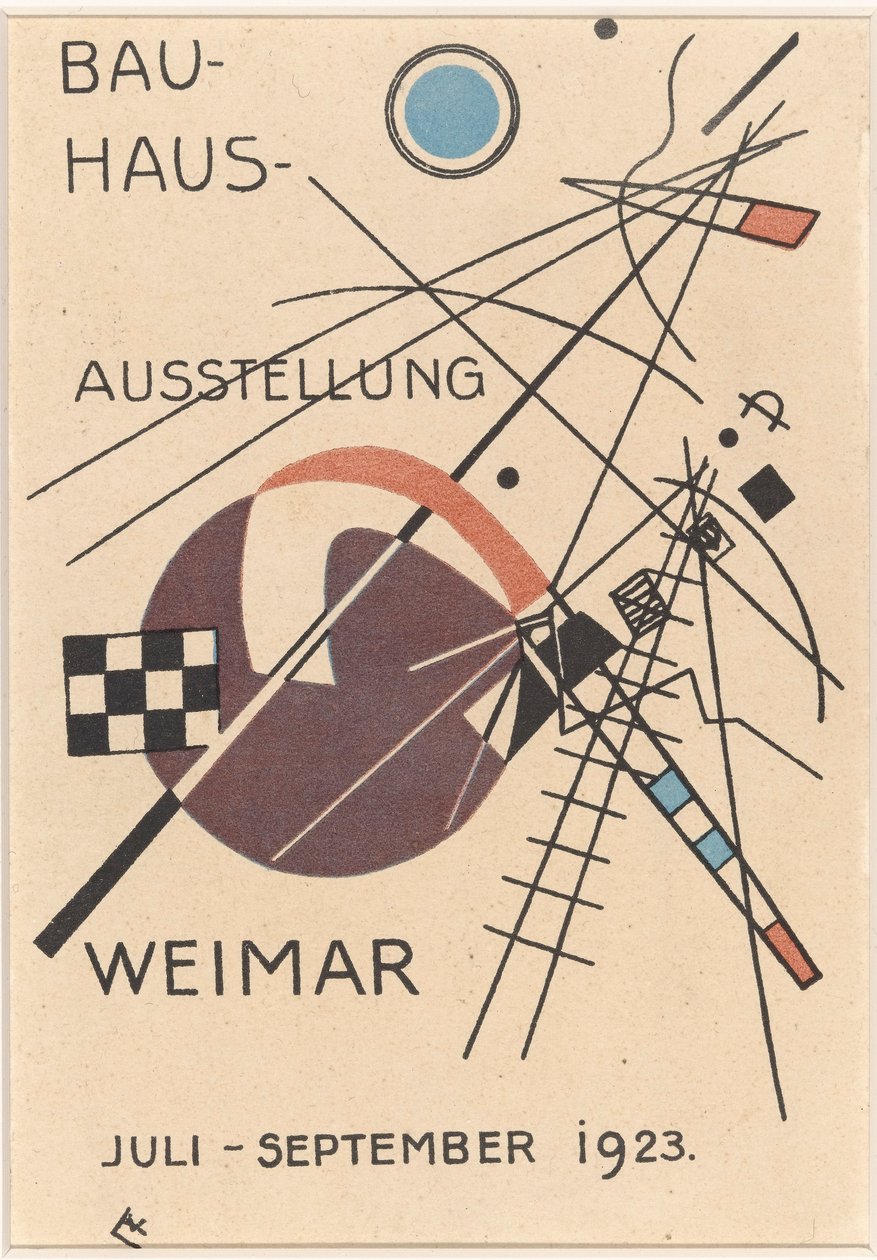 Bauhaus utställning, 1923. av Wassily Kandinsky