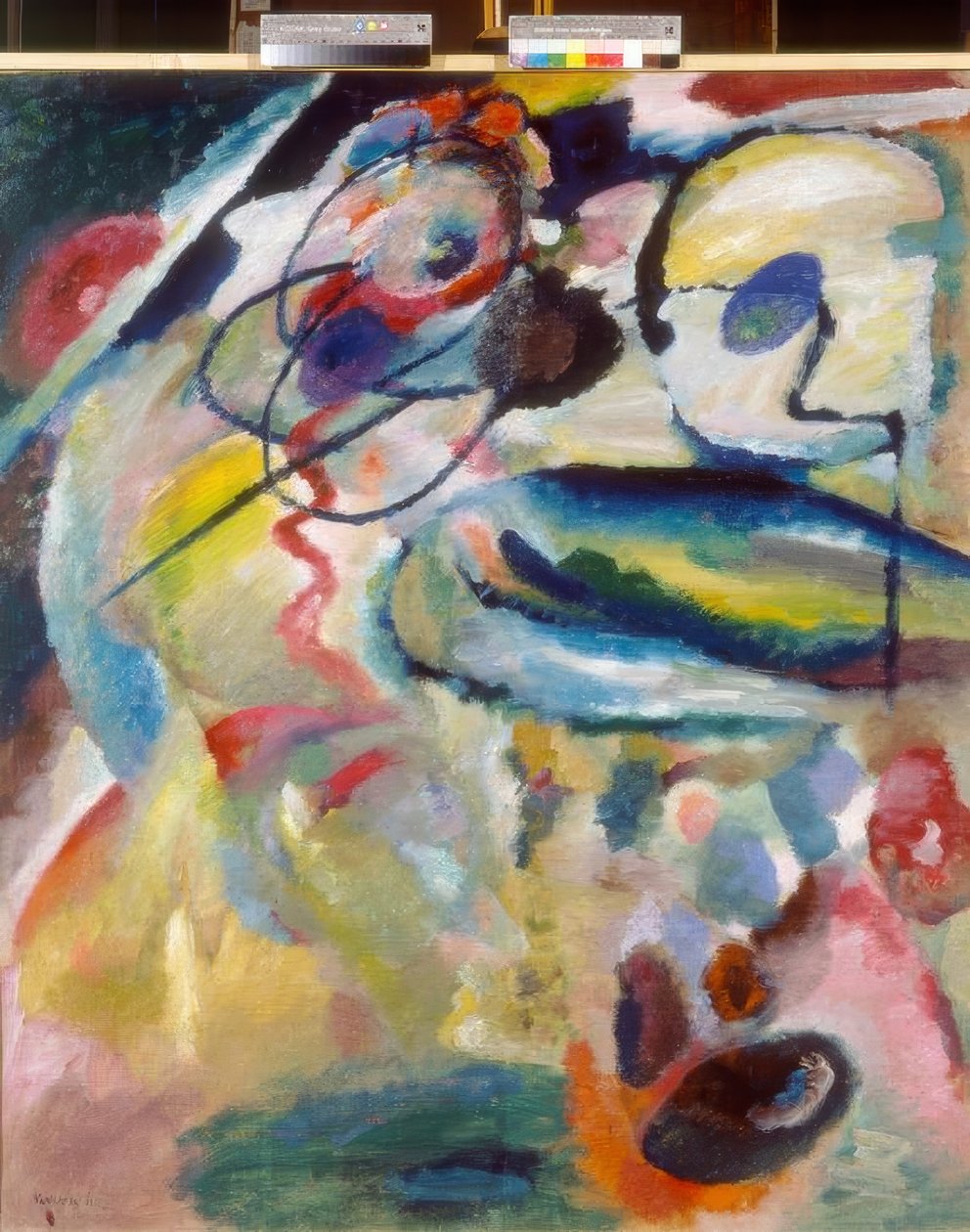 Bild med cirkel av Wassily Kandinsky