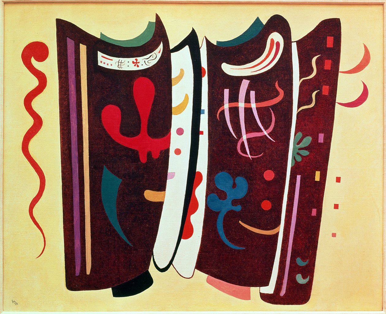 Brun med tillägg av Wassily Kandinsky