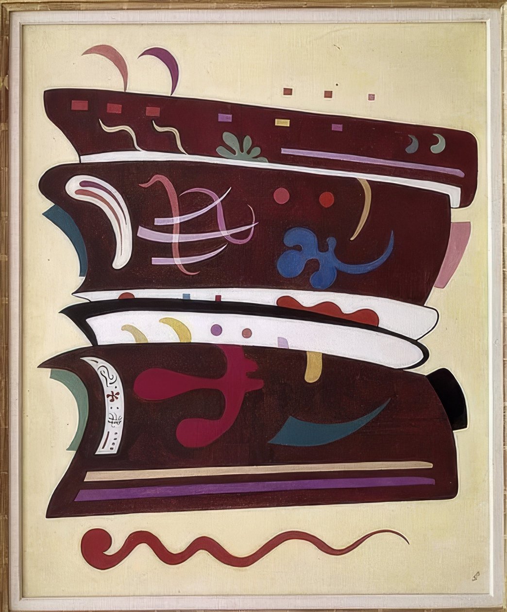 Brun kosttillskott. 1935 av Wassily Kandinsky