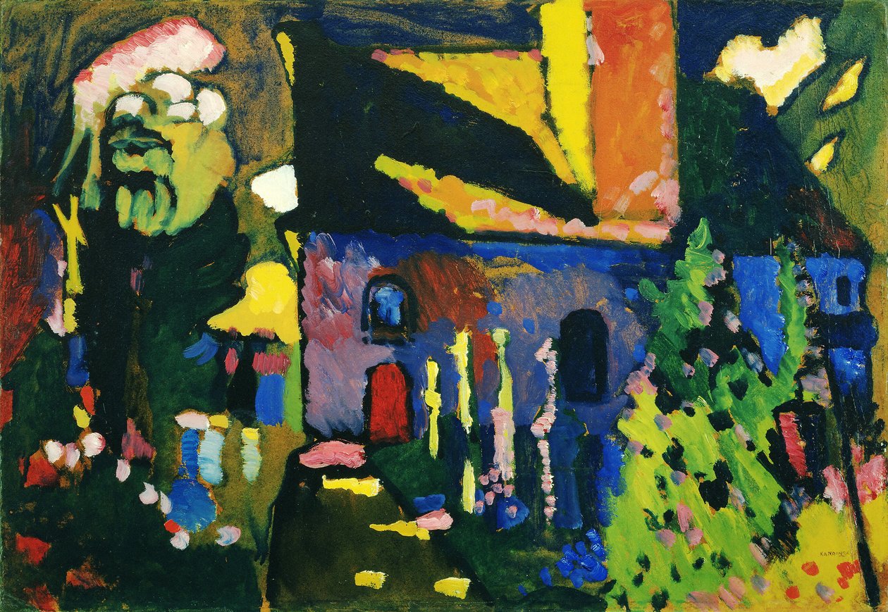 Kyrkan i Murnau av Wassily Kandinsky