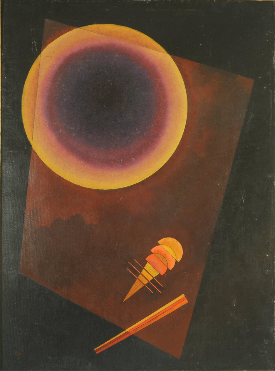 Cirkel (med brunt) av Wassily Kandinsky