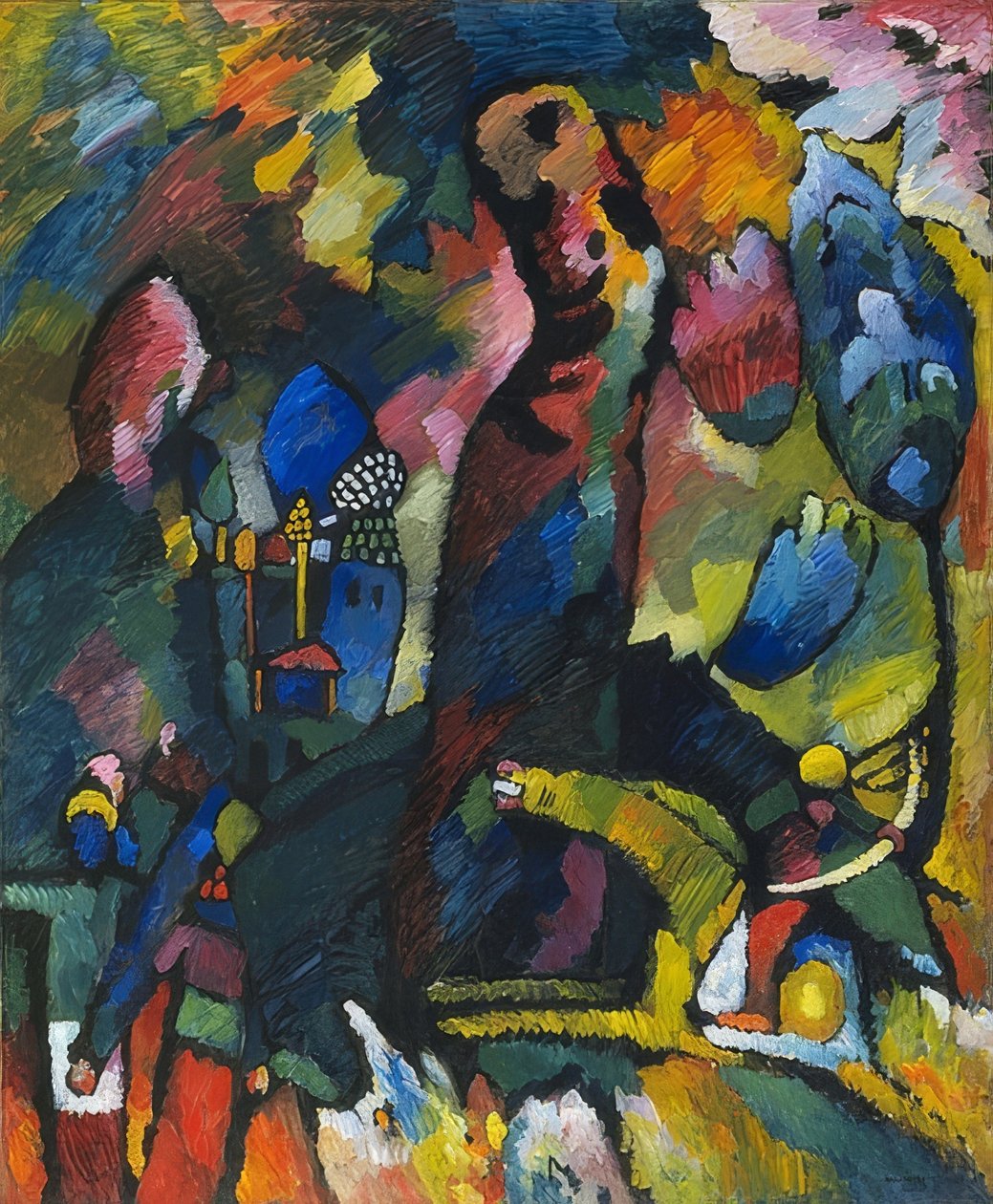 Bågskytten. 1909 av Wassily Kandinsky