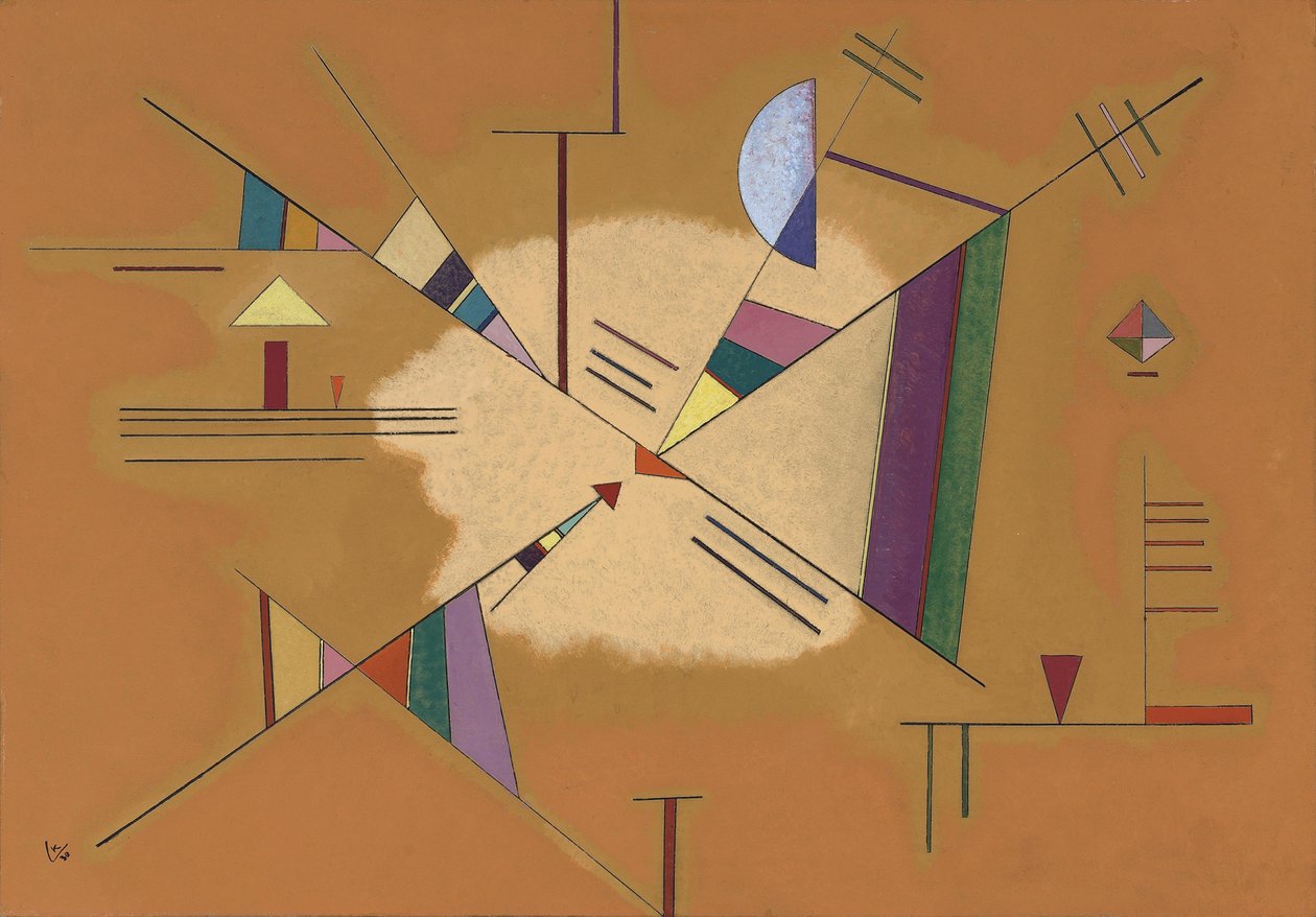 Diagonal, 1930 av Wassily Kandinsky