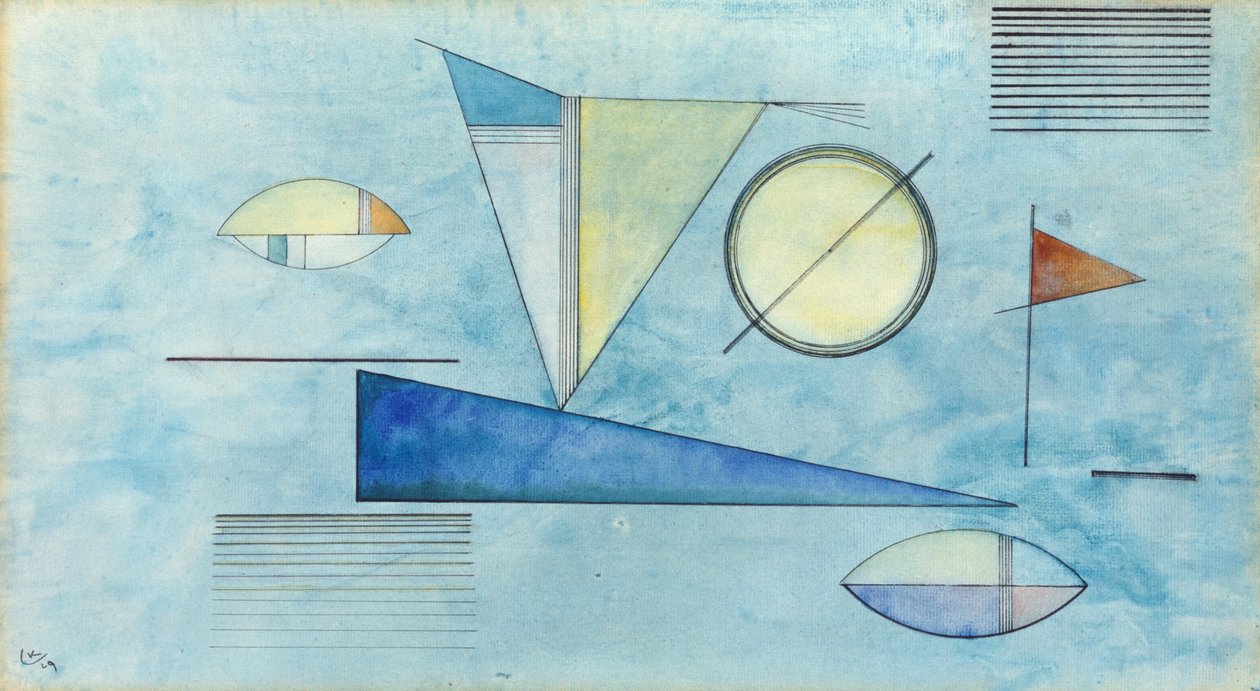 Haze, eller Gruner Haze av Wassily Kandinsky