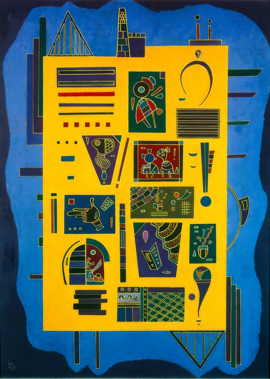 Ett konglomerat av Wassily Kandinsky