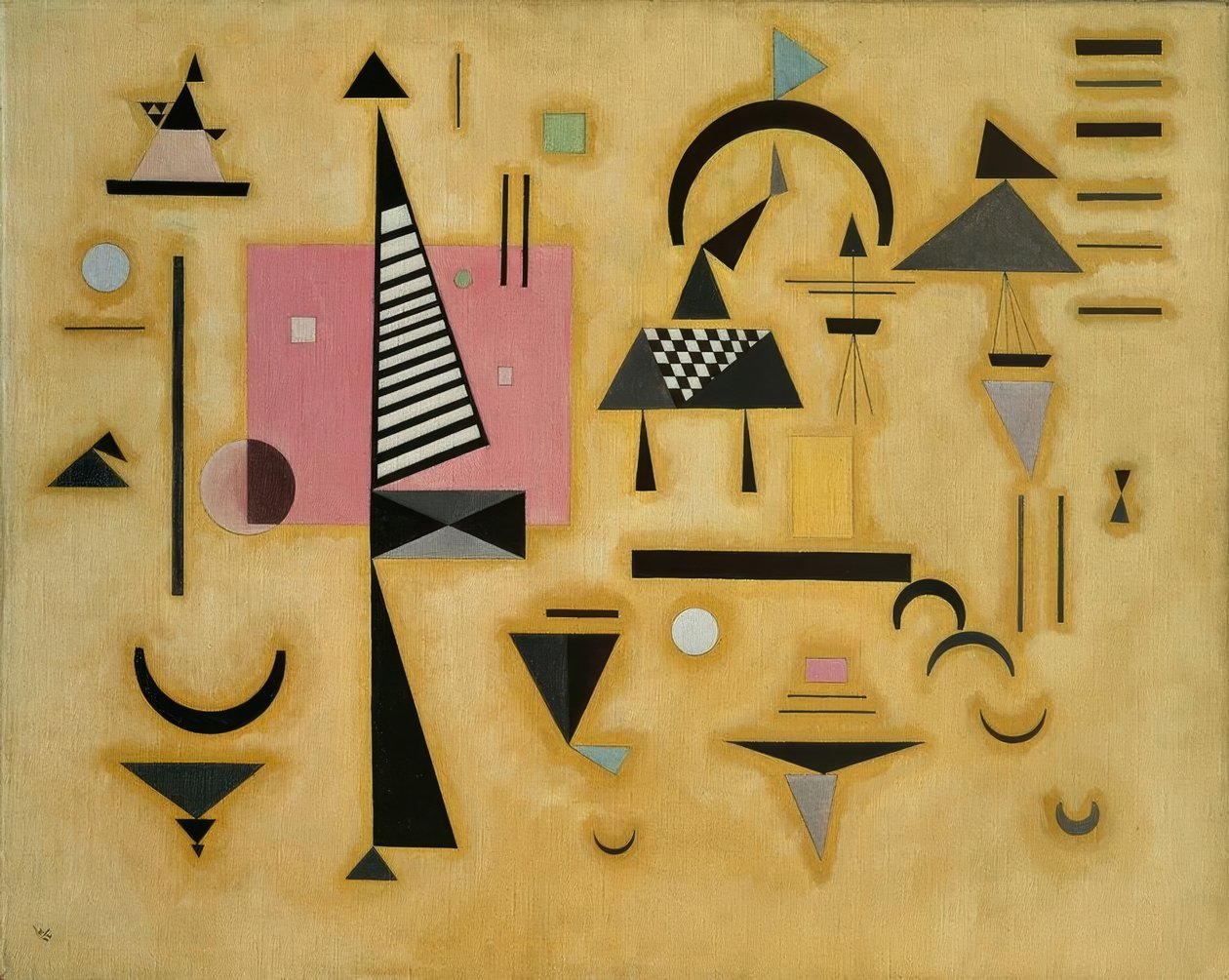 Ultimat rosa av Wassily Kandinsky
