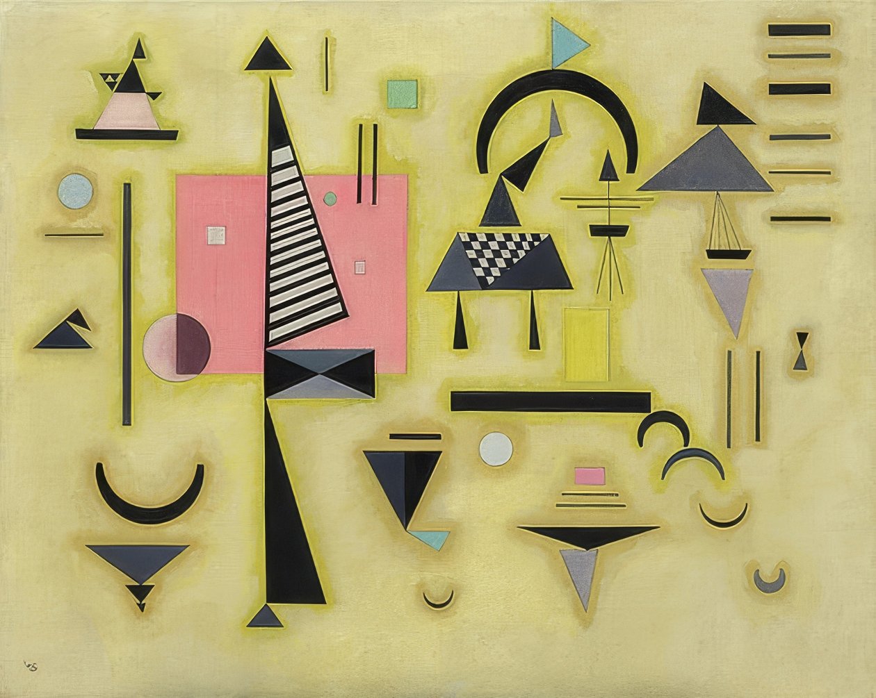 Ultimat rosa. 1932 av Wassily Kandinsky