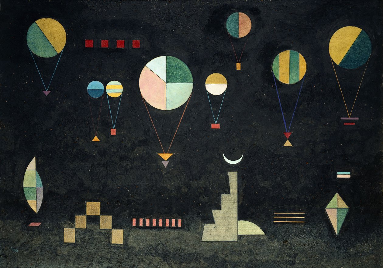 grunt-lågt av Wassily Kandinsky