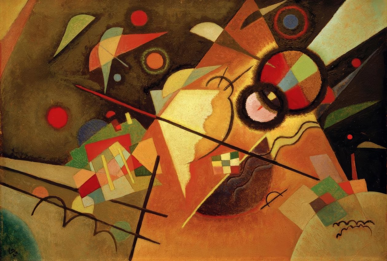 Gul spets av Wassily Kandinsky