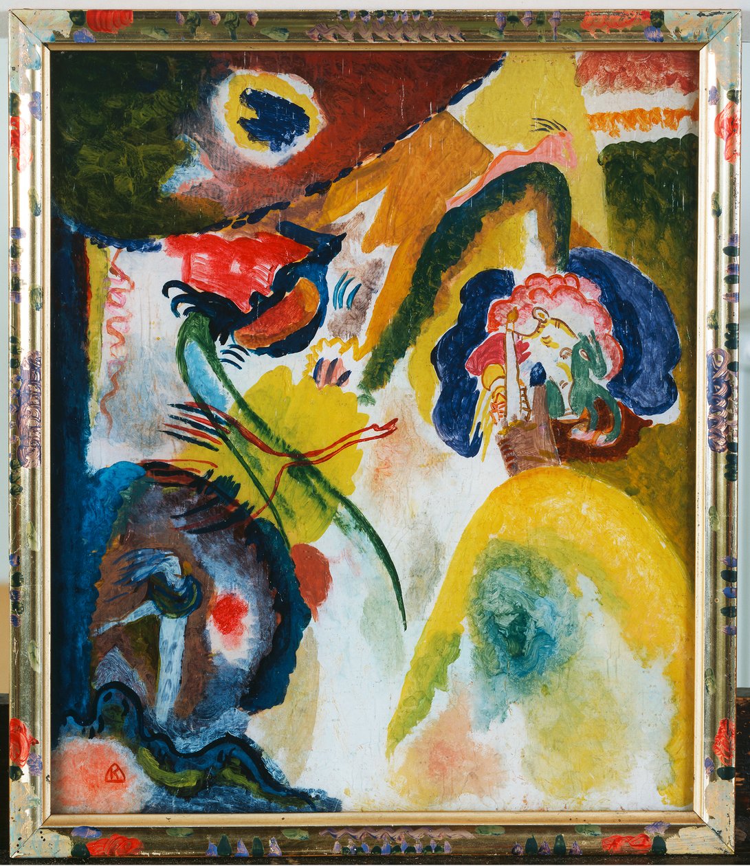 Glasbild med svan av Wassily Kandinsky