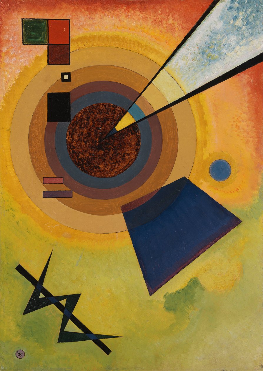 Grönt och rött av Wassily Kandinsky