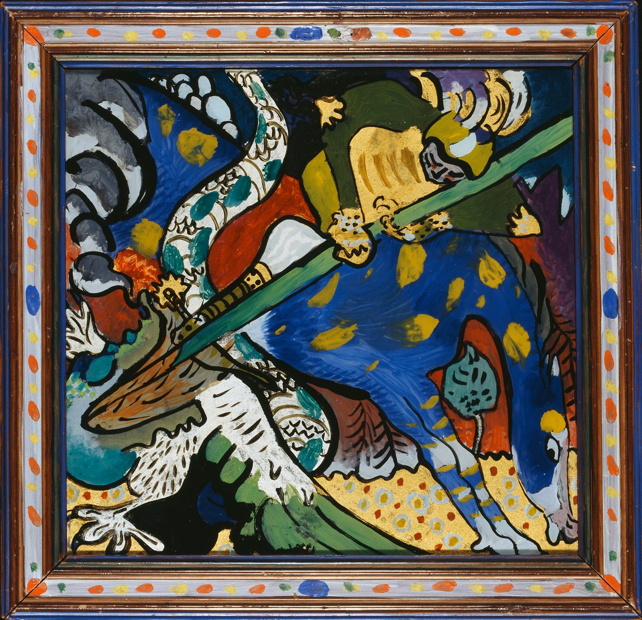 Sankt Georg I av Wassily Kandinsky