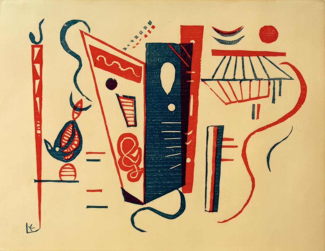 Träsnitt för XX. siècle, nr 5/6 av Wassily Kandinsky