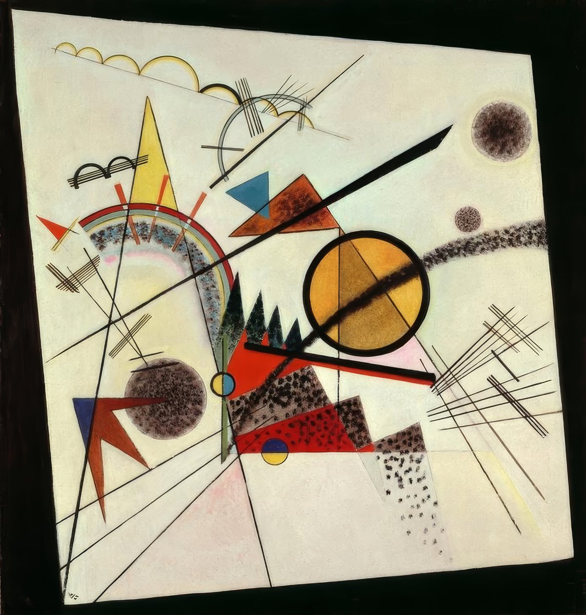 I den svarta fyrkanten av Wassily Kandinsky
