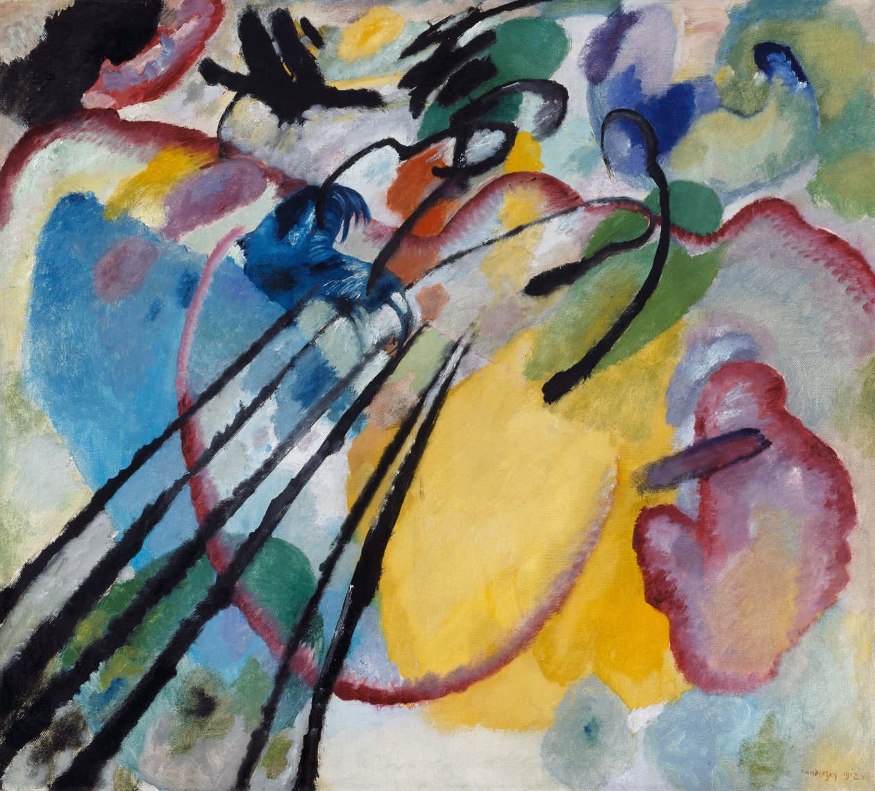 Improvisation 26 (rodd) av Wassily Kandinsky