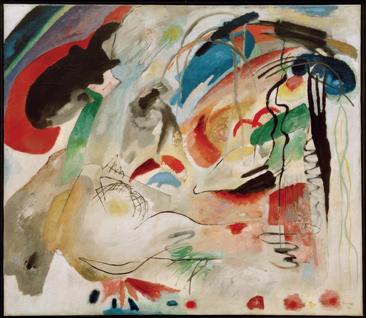 Improvisation 34 av Wassily Kandinsky