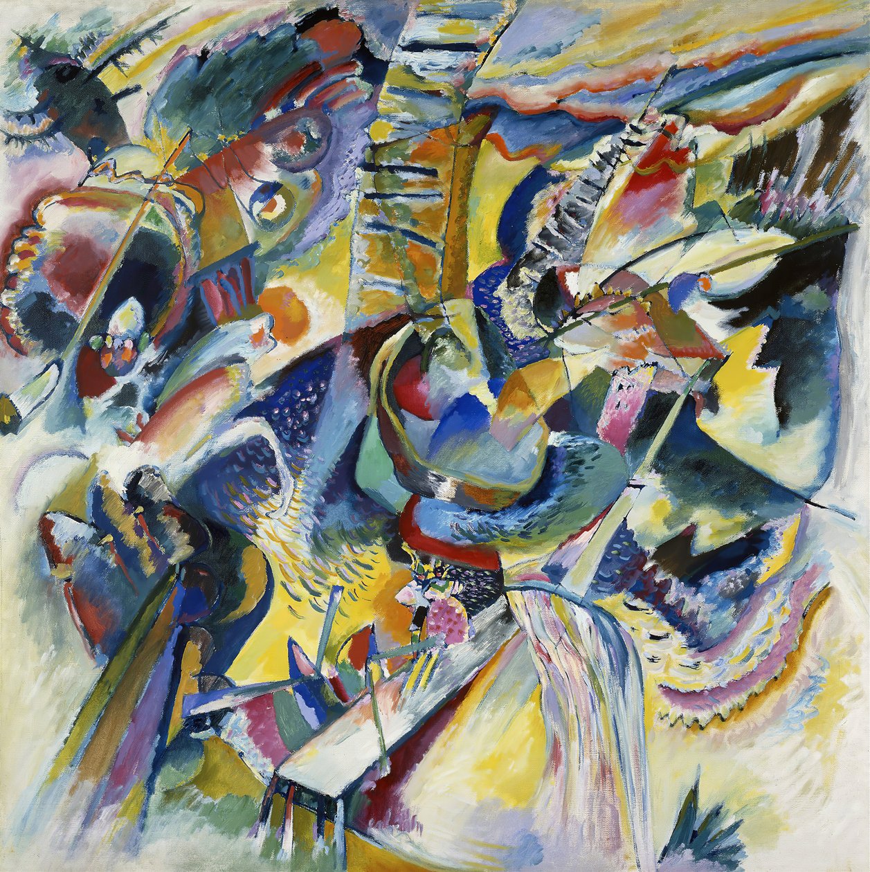 Improvisation Klamm, 1914. av Wassily Kandinsky