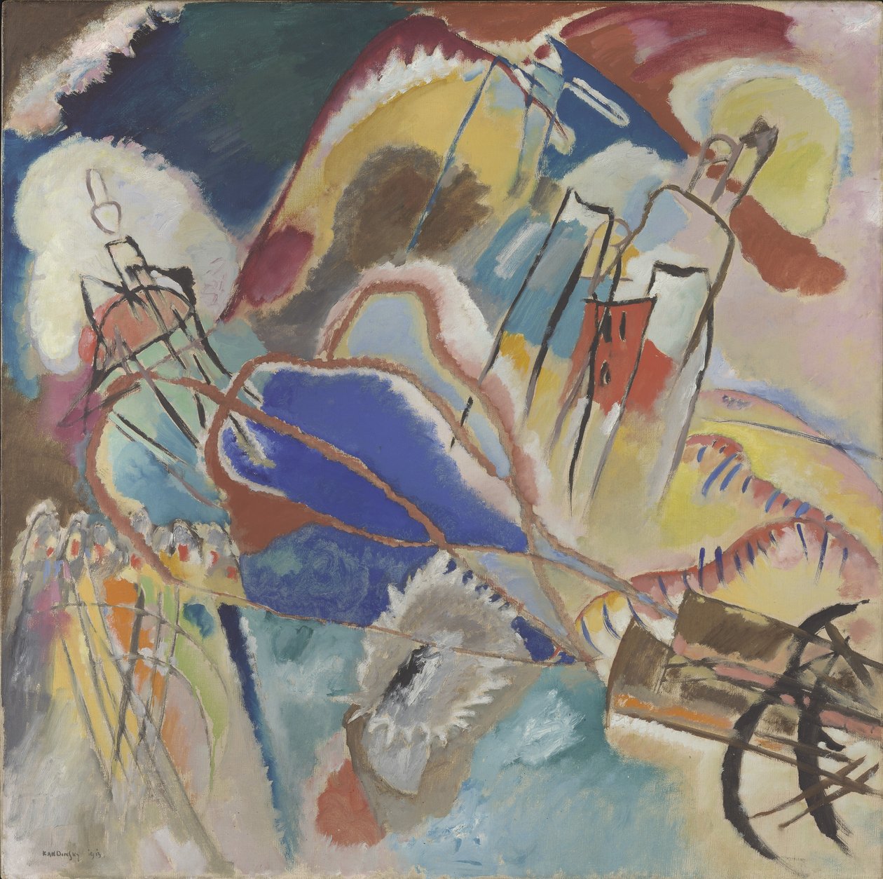 Improvisation nr 30 av Wassily Kandinsky