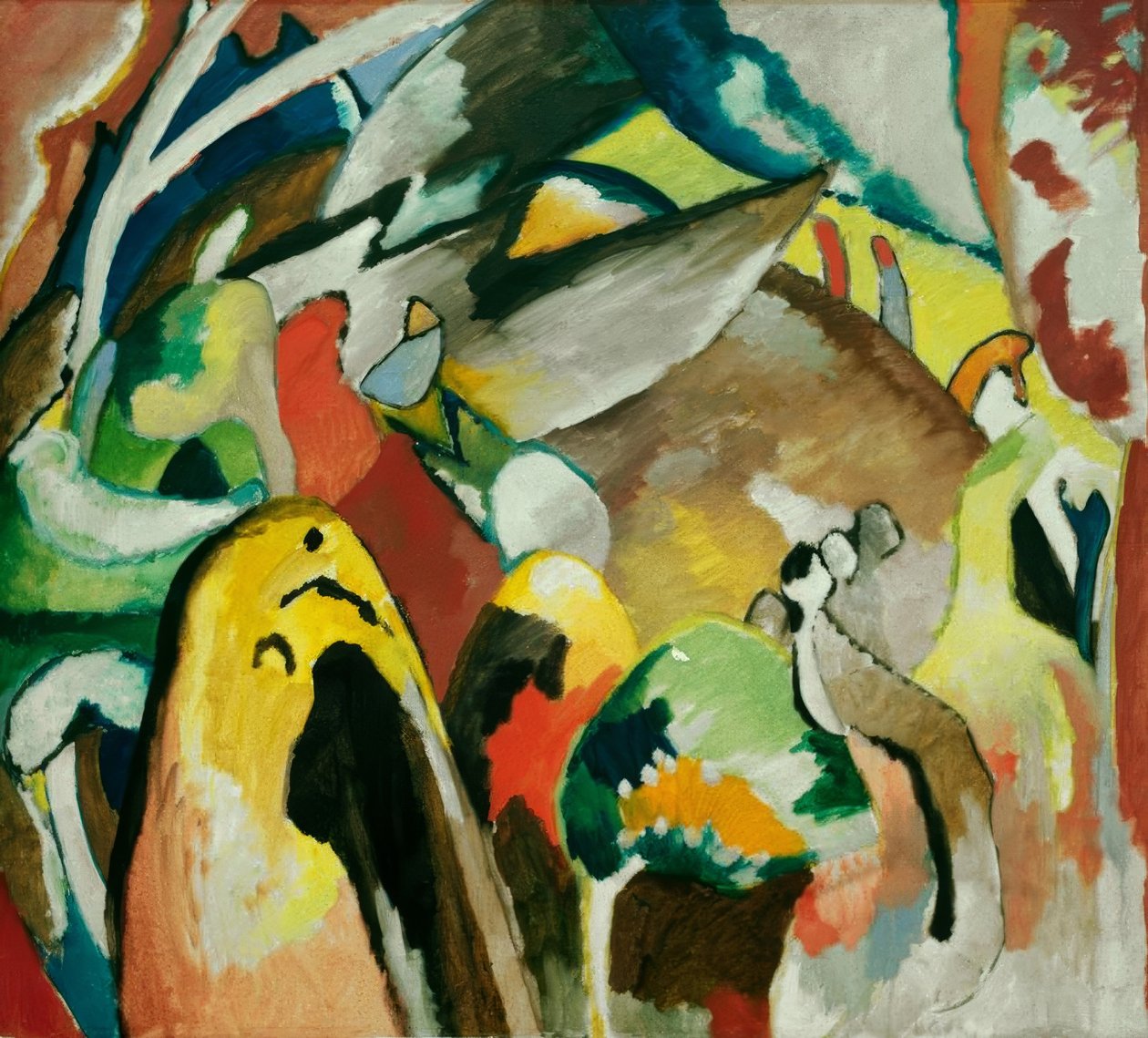 Improvisation nr 19a av Wassily Kandinsky