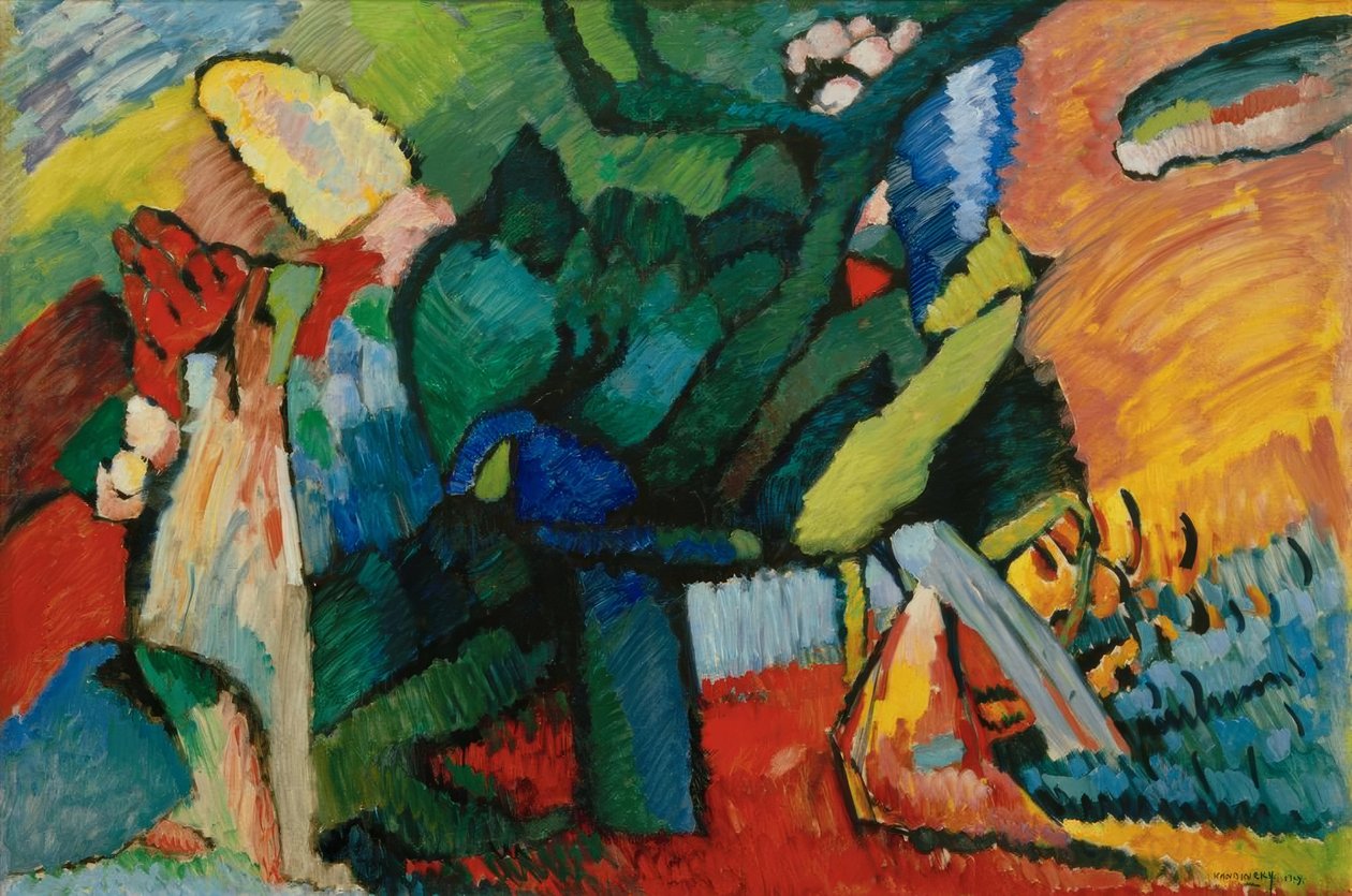 Improvisation nr 4 av Wassily Kandinsky