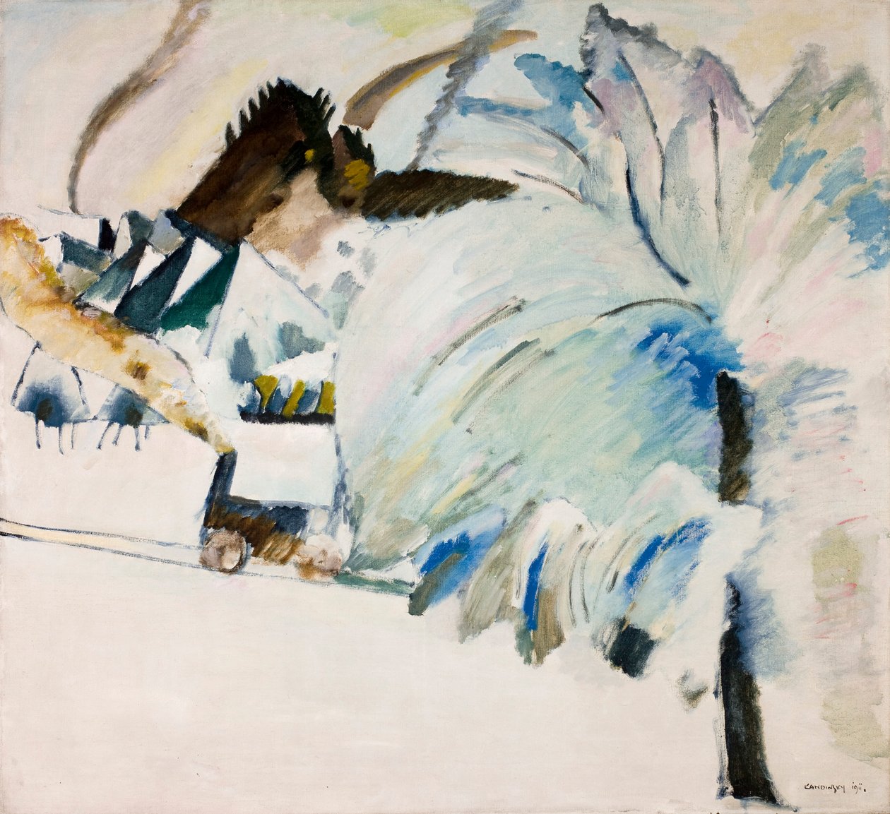 Kandinsky - Vinterlandskap, 1911 av Wassily Kandinsky