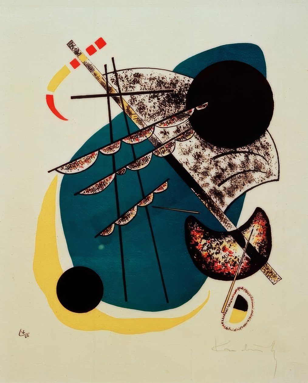 Små världar II av Wassily Kandinsky