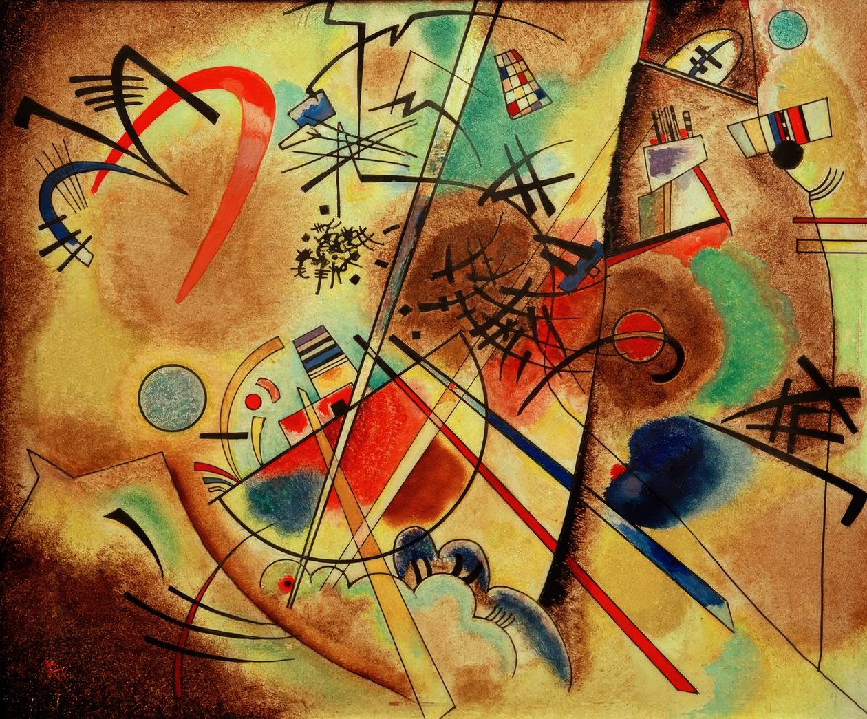 Liten dröm i rött av Wassily Kandinsky