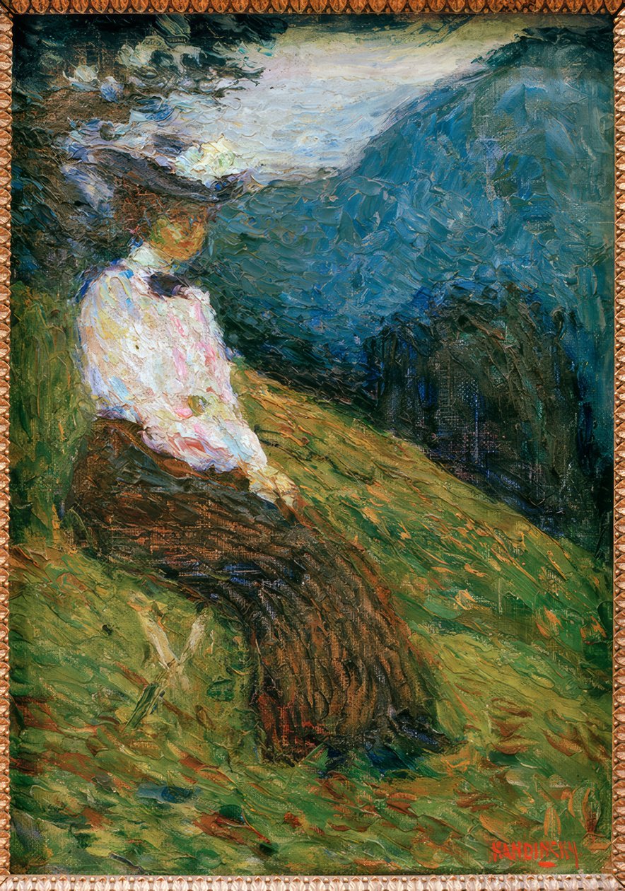 Kochel – Gabriele Münter av Wassily Kandinsky