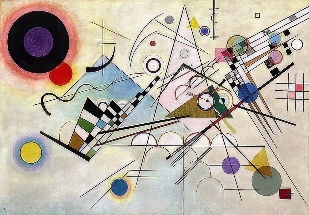 Komposition 8. 1923 av Wassily Kandinsky