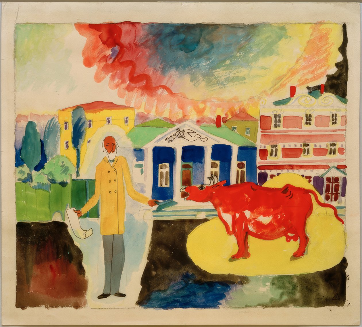 Ko i Moskva av Wassily Kandinsky