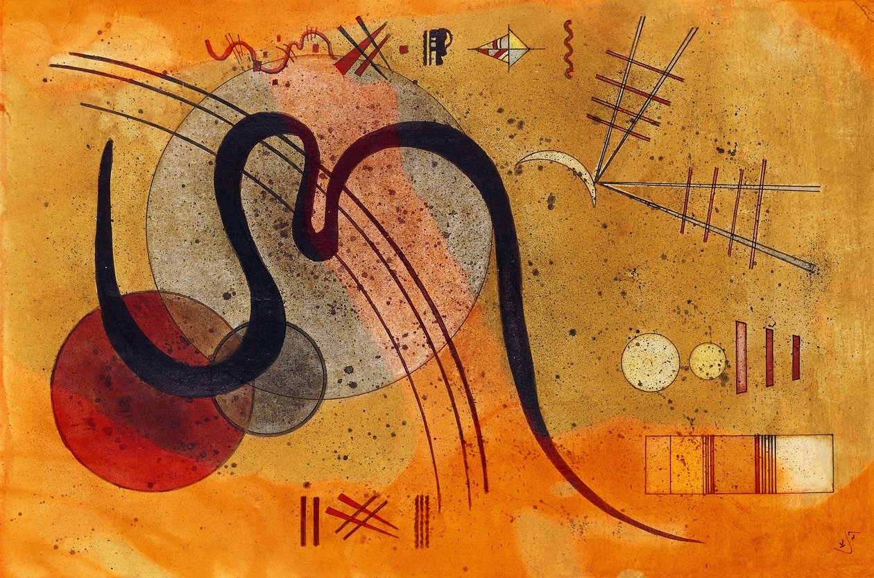 humörlinje av Wassily Kandinsky