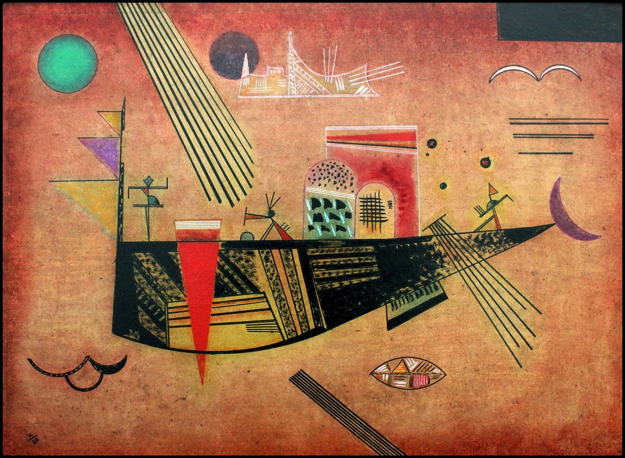 Moody, 1930 av Wassily Kandinsky