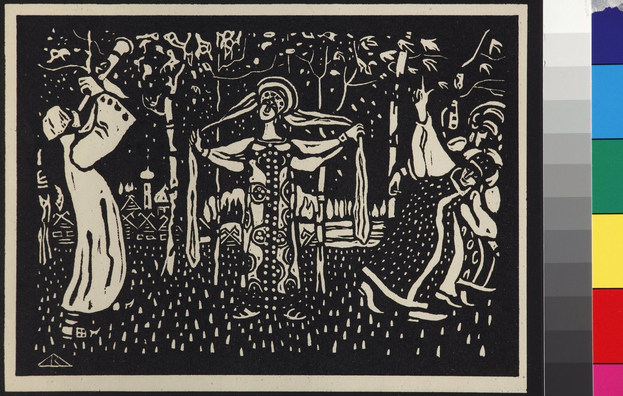 Björkträd - Björkarna av Wassily Kandinsky