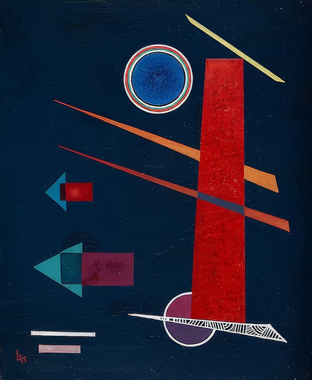 Kraftfull röd. 1928 av Wassily Kandinsky