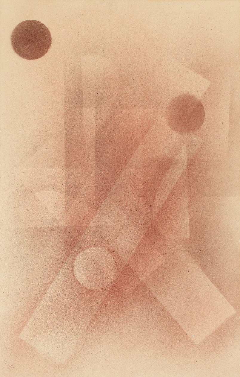 Ljusrosa, 1928 av Wassily Kandinsky