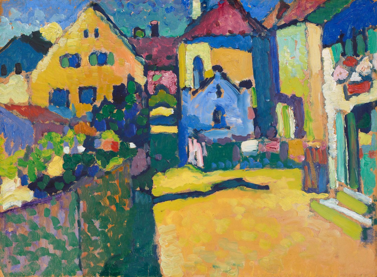 Murnau – Grüngasse av Wassily Kandinsky