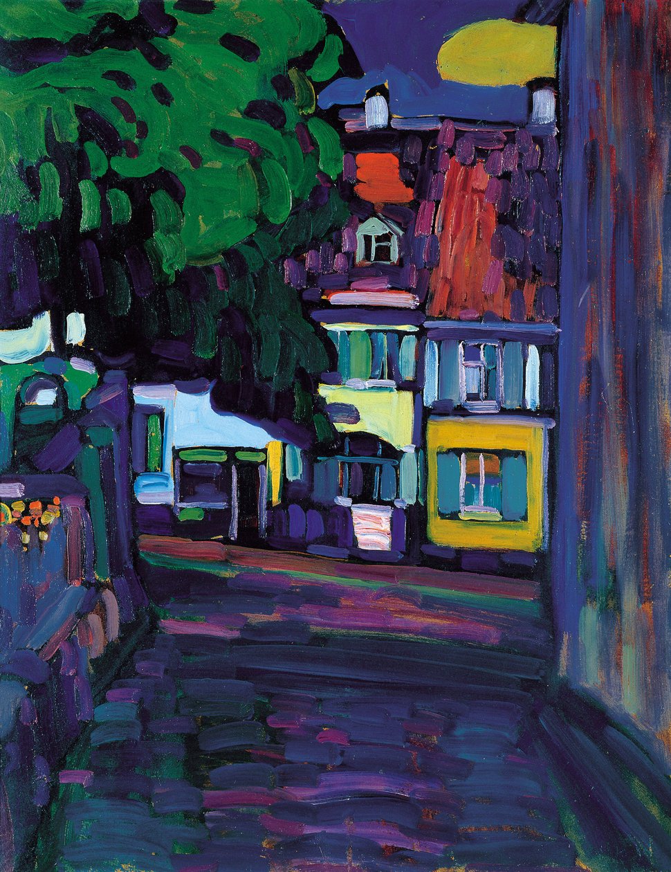 Murnau, Hus i Obermarkt av Wassily Kandinsky
