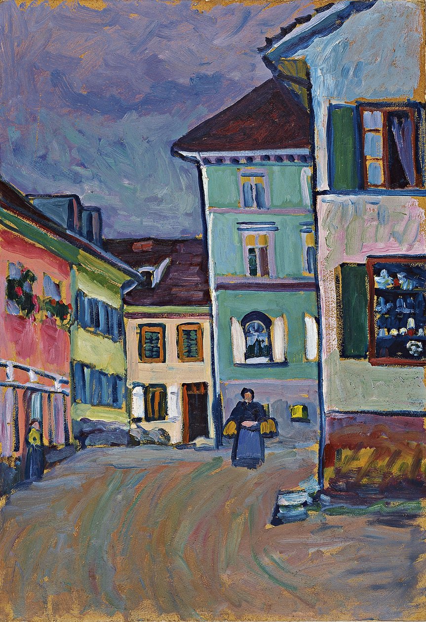 Murnau. Johannisstrasse, 1908 av Wassily Kandinsky