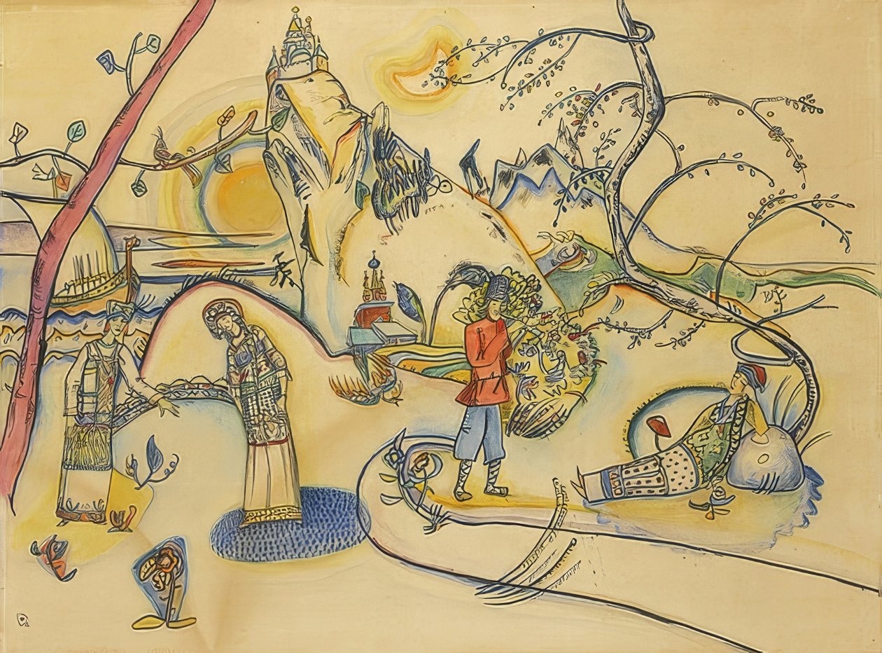 Ofrälse. 1915 av Wassily Kandinsky