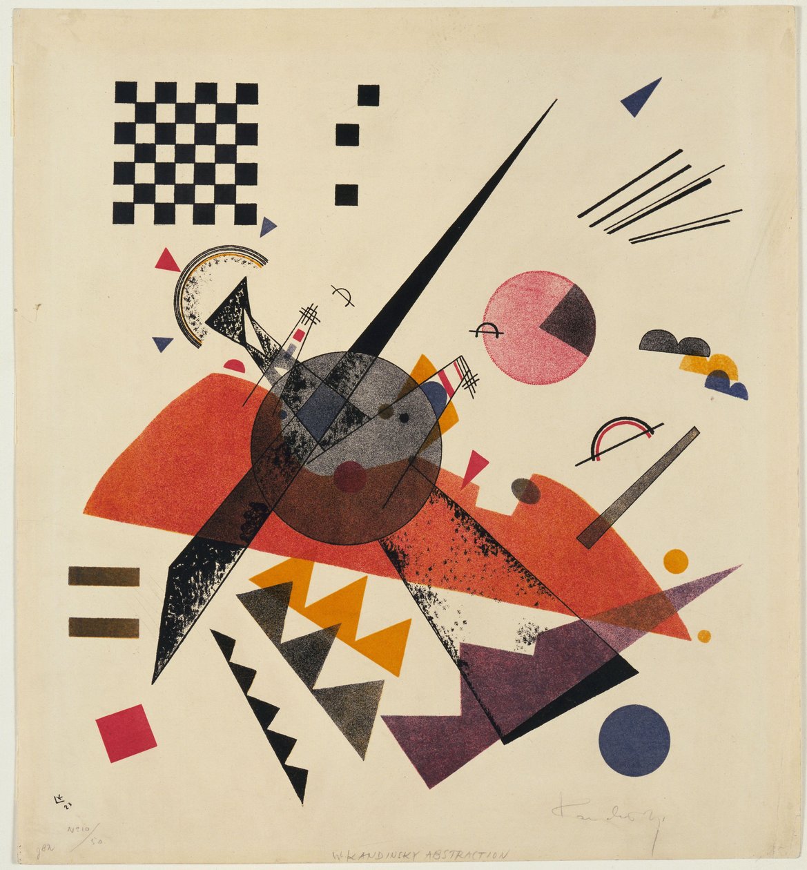Orange, 1923 av Wassily Kandinsky