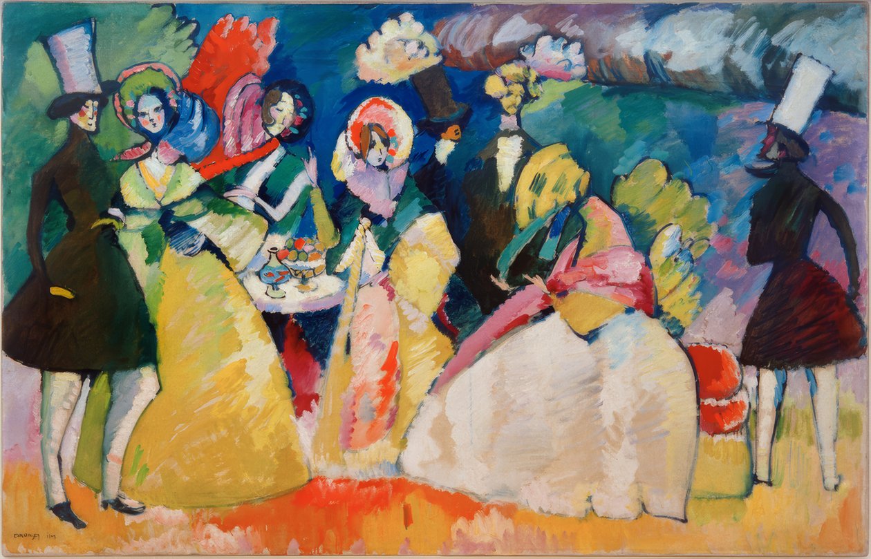 Krinolinsamhället av Wassily Kandinsky