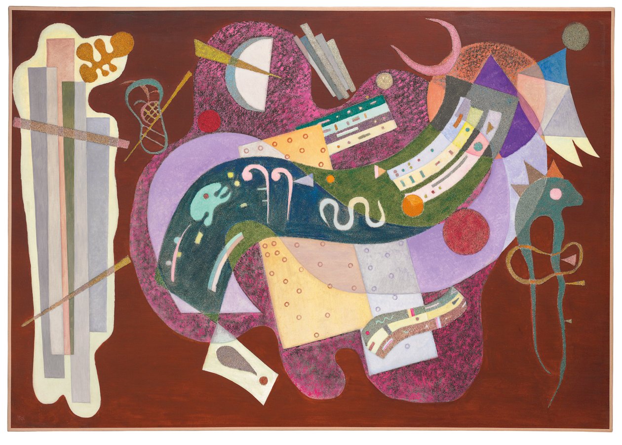 Stel och böjd av Wassily Kandinsky