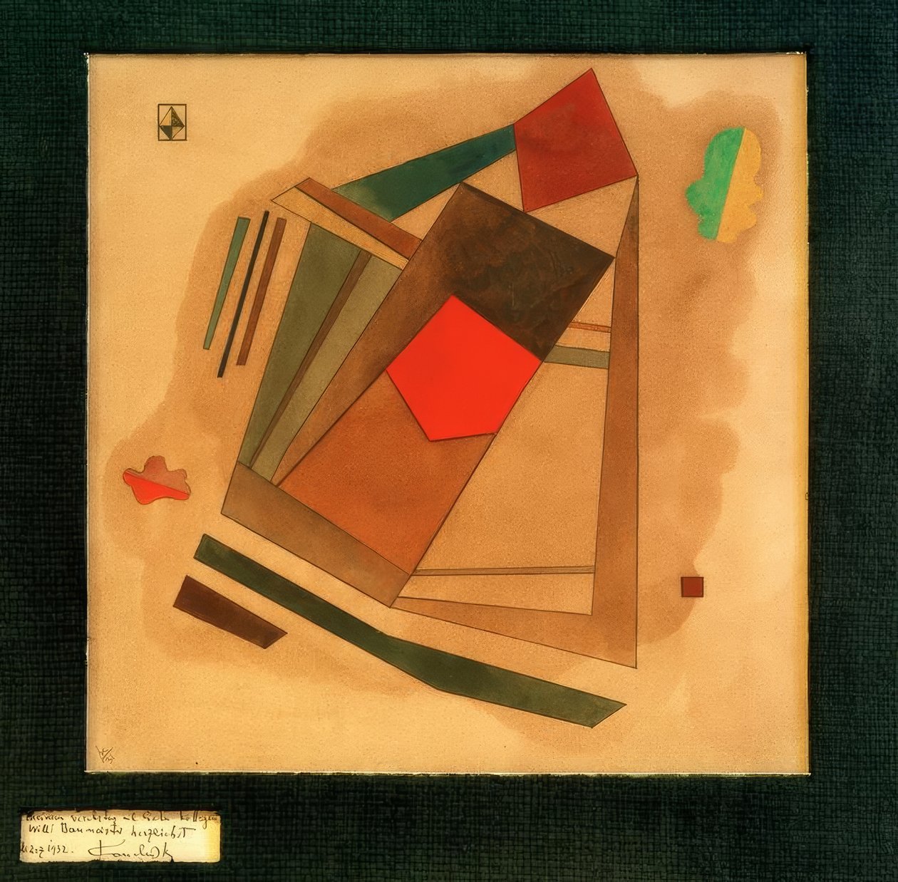 Rött på torget av Wassily Kandinsky