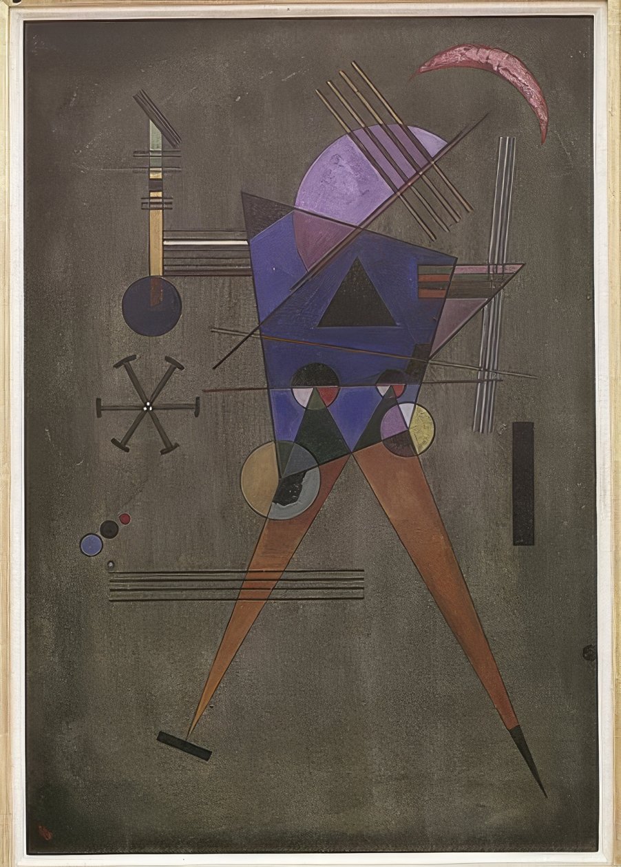 Svarta triangeln. 1925 av Wassily Kandinsky