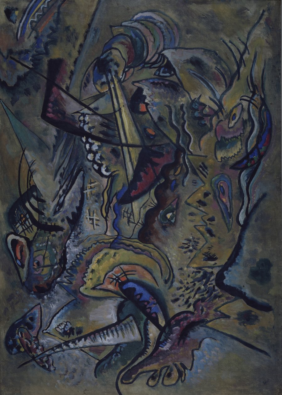Södra, 1917 av Wassily Kandinsky