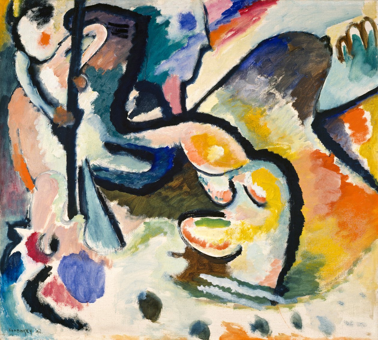 S:t Georg III av Wassily Kandinsky
