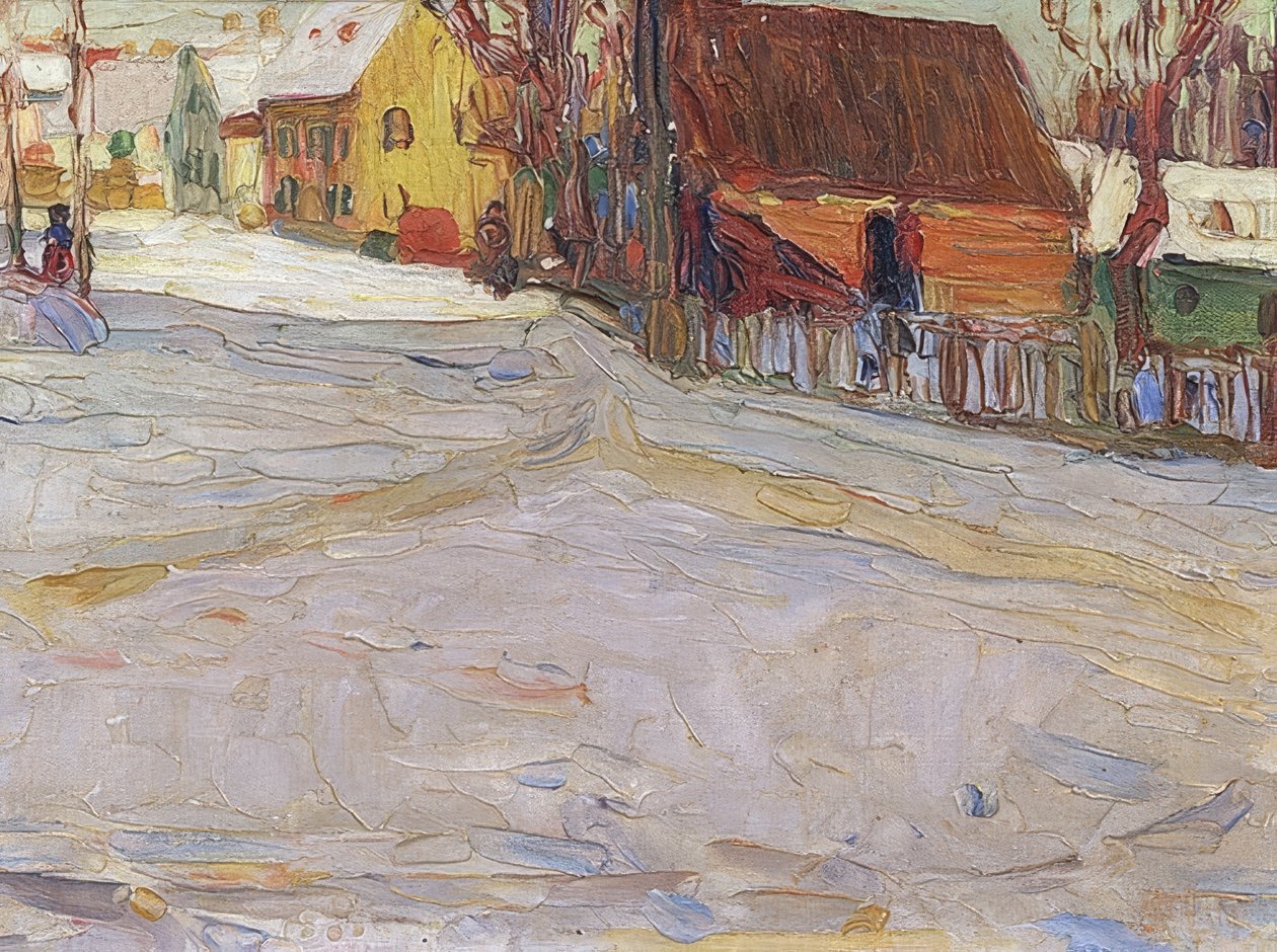 Stadslandskap av Wassily Kandinsky